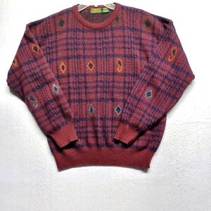 Robinson Sweater Long Sleeve Crew Neck Wool Blend Men's Sz L